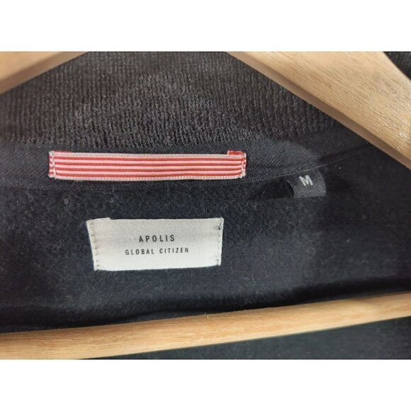 Apolis Global Citizen Jacket Mens Medium Wool Cotton Bomber Full Zip Long Sleeve - Picture 8 of 12